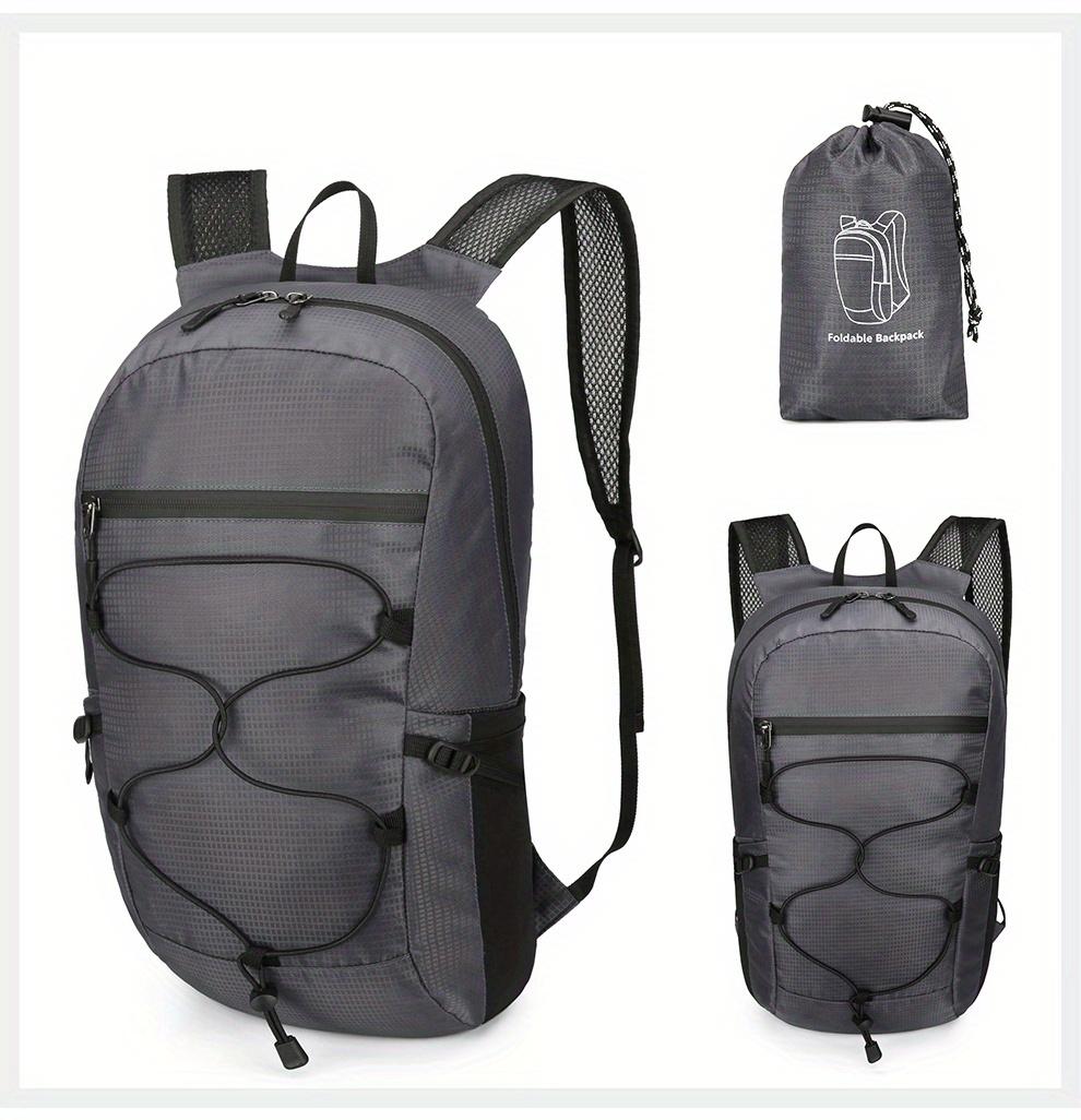 Ultra-Lightweight Foldable Backpack, Compact And Portable Outdoor Sports Backpack, Suitable for Hiking, Cycling, Travel, Business Trips, Commuting, And Fitness, Featuring Shock-Absorbing Breathable Shoulder Straps And Quick Folding for Easy