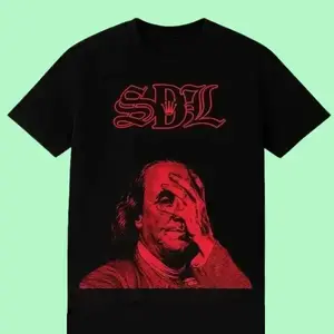 🖤 💵 🎶 Benjamin SDL RED T-SHIRT normal font, Gift for men, Gift for your boyfriend