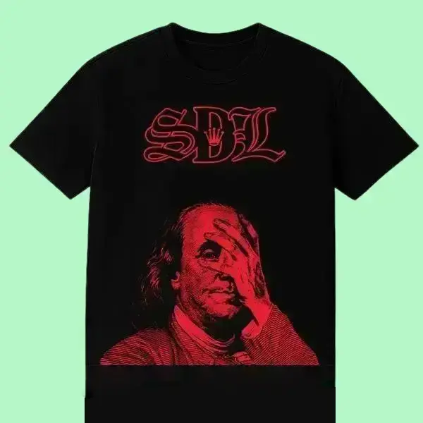 🖤 💵 🎶 Benjamin SDL RED T-SHIRT normal font, Gift for men, Gift for your boyfriend