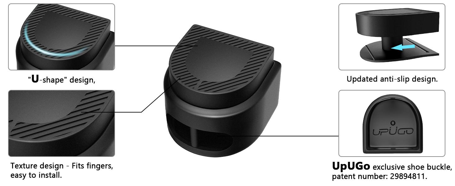 AGS UpUGo Elastic Shoe Laces, No Tie Shoe Laces Tieless for Kids, Adults, Elderly, One Size Fit All