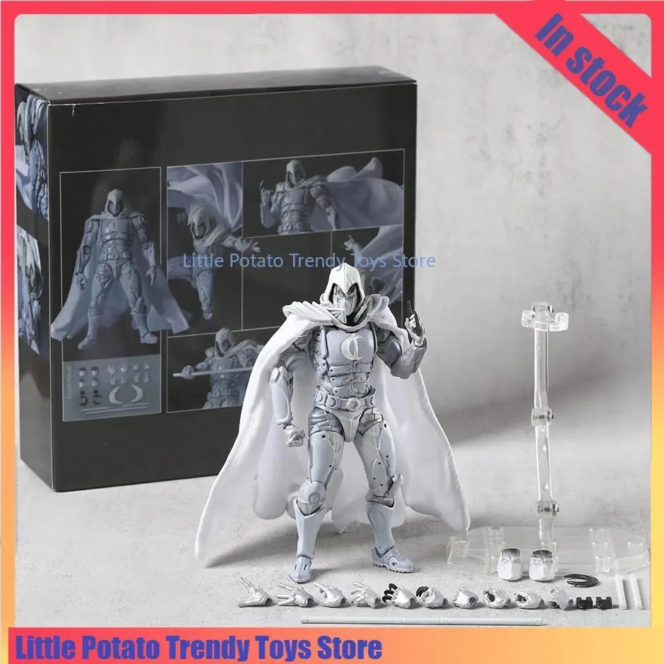 Amazing Yamaguchi Revoltech Moon Knight PVC Action Figure Model Doll Toy Colletible Figurals