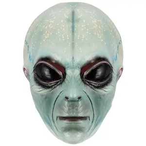 Halloween Horror Alien Latex Full Face Mask for Men Women Adults Cosplay Accessories Halloween Party Aliens Masks