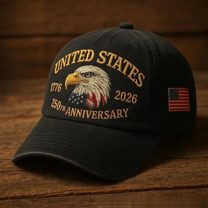 2026 New Printed Hat Marine Corps 250th Anniversary Cap Baseball Cap with National Flag