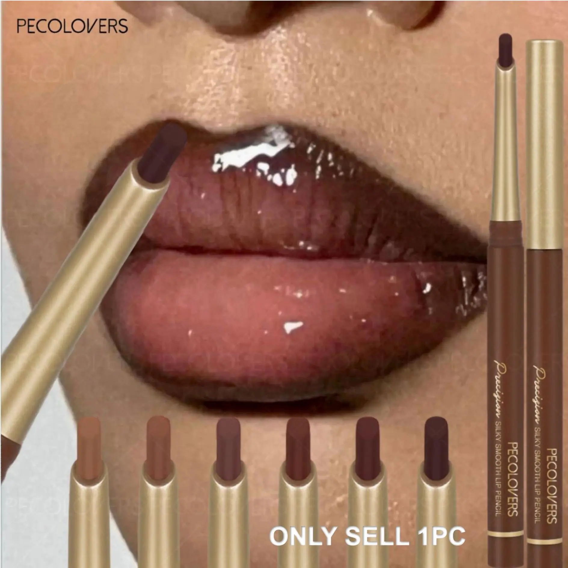 Long-Lasting Waterproof Matte Lip Liner Makeup Singles Velvet Matte Lipstick Non-Stick Lipstick Perfect Gift Matte Lip Pencil Lipliner