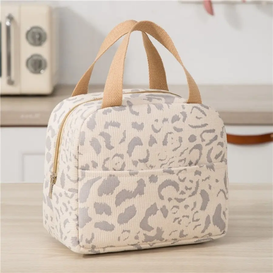 1pc Outdoor Camping Large Capacity Multi-Functional Ink Wash Pattern Insulated Bag, Travel Bag, Lunch Box Bag, Insulated Bag