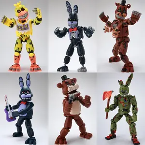 9L3D Dummy13 Lucky13 Bear Action Figure Toy Full Body Movable Anime Model Stress Relief Desktop Display, Horror Game Collectible