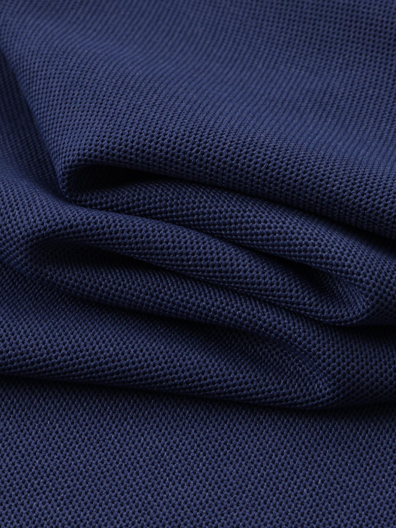 Men's Solid Color Long Sleeve Polo Shirt, High-End Fashionable Fabric for Comfort, Casual Sportswear for All Seasons, Perfect for Golf and Light Business Wear