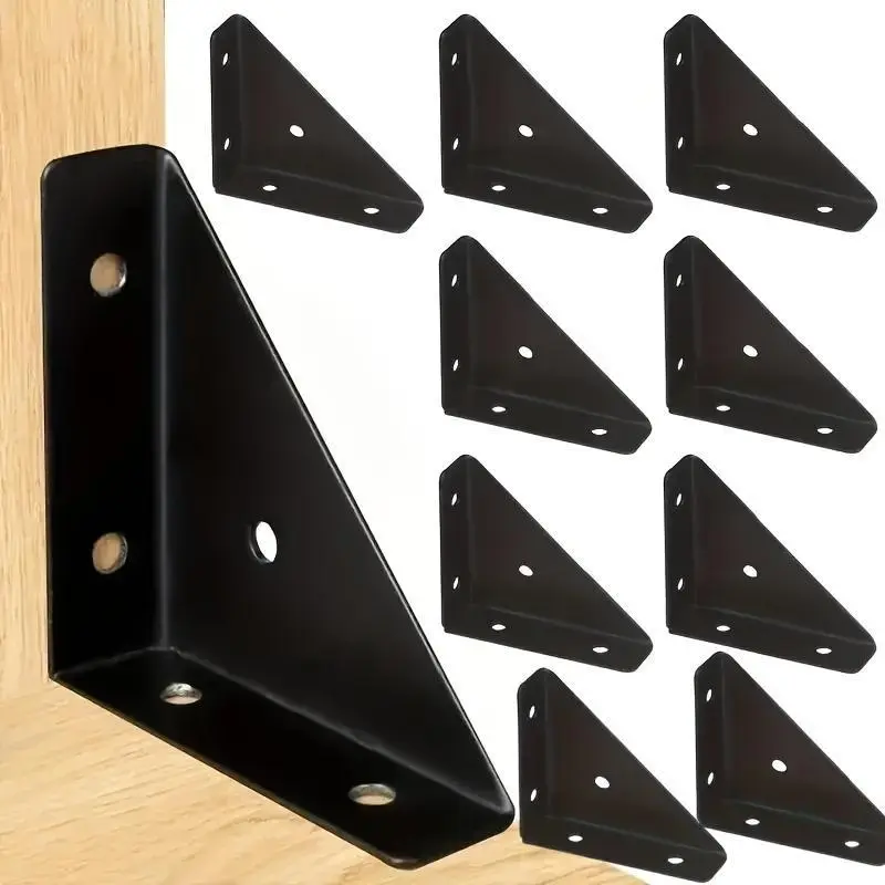 Corner support pieces, suitable for furniture, shelves, cabinets, desks - suitable for home and office supports, shelf supports, furniture supports, sturdy structures, furniture supports