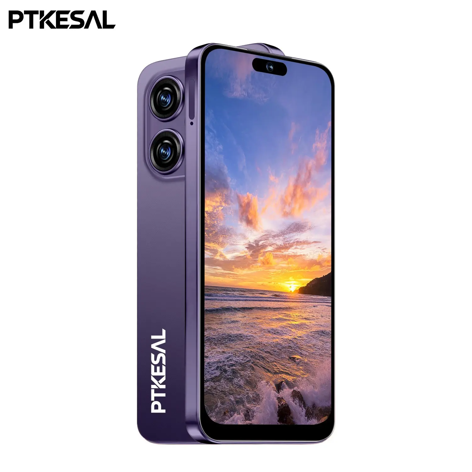 PTKESAL-cost-effective 16 Pro Max, continuous battery life of 4100mAh, eight nuclear MTK6750, 4+64GB memory, Android 10, 5+13MP camera, 4G network, true fingerprint smartphone.