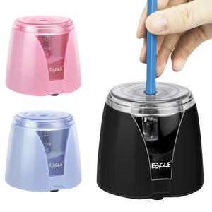 electric pencil sharpener, 1 count single hole high-speed sharpening automatic pencil sharpener, writing tool for home school office dormitory without batteries