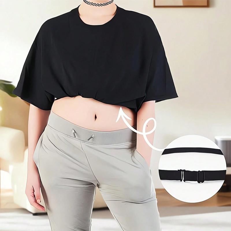 Adjustable Waist Belt, Sweater Shirt Waist Tool, Prevents Slipping Out, Elastic Waist Belt Changes Top Style, Women's Fashion Accessory