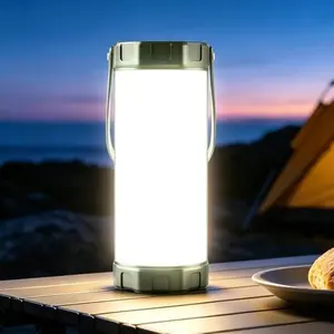 106 LED Rechargeable Camping Lantern, Max 1200LM 5000mAh Battery Up to 80H Runtime, 5 Brightness Levels 3 Light Modes With SOS, IP68 Waterproof Emergency Light for Hiking Hurricane Power Outages, Father's Day Outdoor Survival Gift