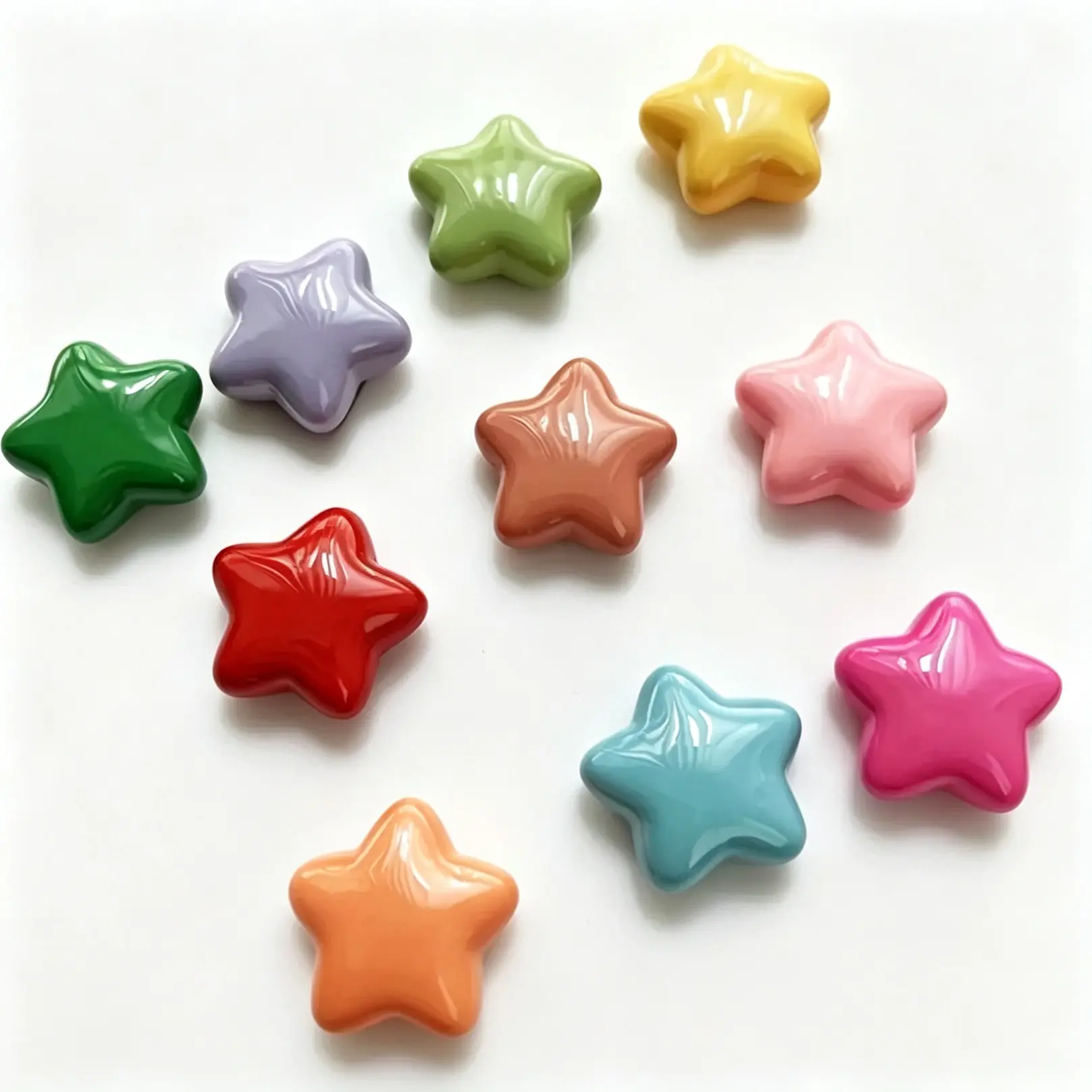 Star Shaped Refrigerator Magnet, 10pcs Mini Cute Fridge Magnet for Home Decor, Photo Message Note Holder, Kitchen Accessories