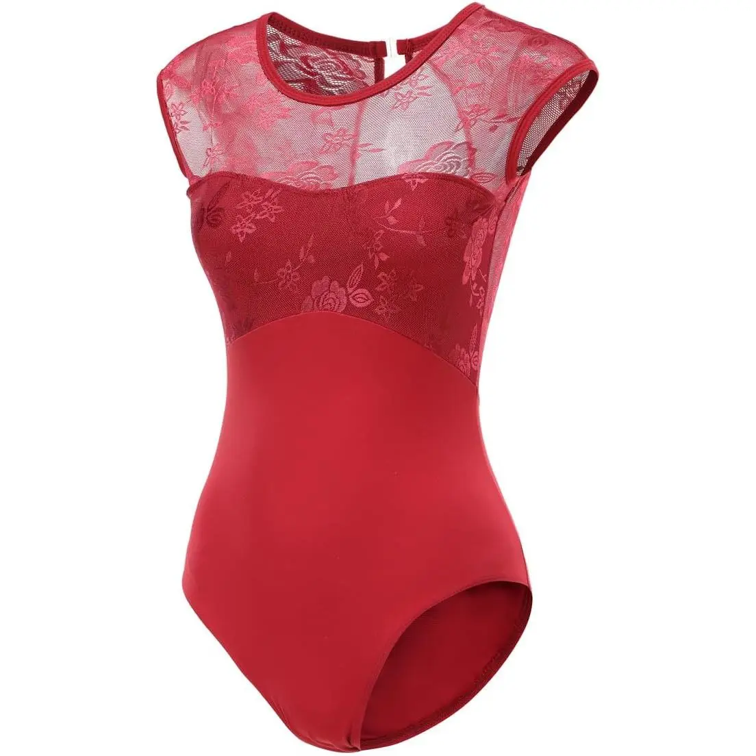 Female Short Sleeve Leotard with Built-in Shelf Bra, Moisture Wicking Bodysuit for Ballet & Gymnastics, Multi-size, Dance & Gym, High Elasticity, Hand Wash Cold, Stretch Fabric, Cheer, Tap, Women/Girls, Breathable, Stretch-Fit, Moisture-Wick, Poly-Spandex
