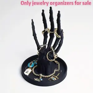 Durable Abs Jewelry Storage Box, Perfect for Necklaces Earrings Rings, Halloween Home Decor Decoration, Vanity Organizer