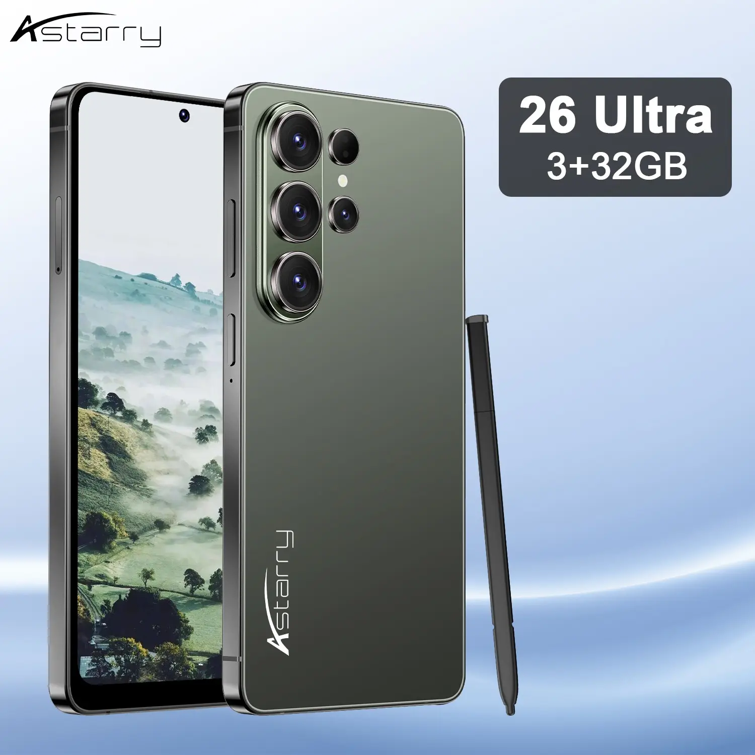 Atarry-26 Ultra Global Unlocked 4g Phone, 3+32GB Storage, 6.75 Inch Full Screen, 4100mah Battery, Android 12, Dual Sim, Face Recognition