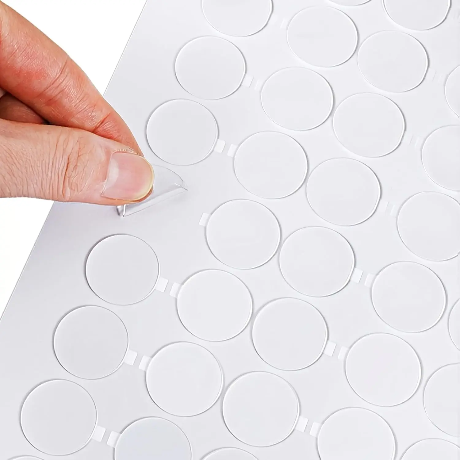 300 count Balloon Sticky Dots for Wall , Adhesive Tack Double Sided Removable, Clear Wall Safe Tape for Pictures Balloons Festival Decor, No  Mounting Putty Sticker Dots