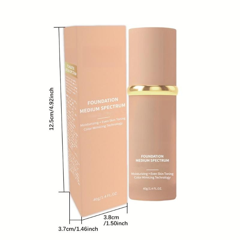 2pcs 4-in-1 Foundation Cream - Hydrating, Moisturizing Primer, Non-Greasy, Waterproof, Sweatproof, Suitable for All Skin Types, Moisturizer for Face