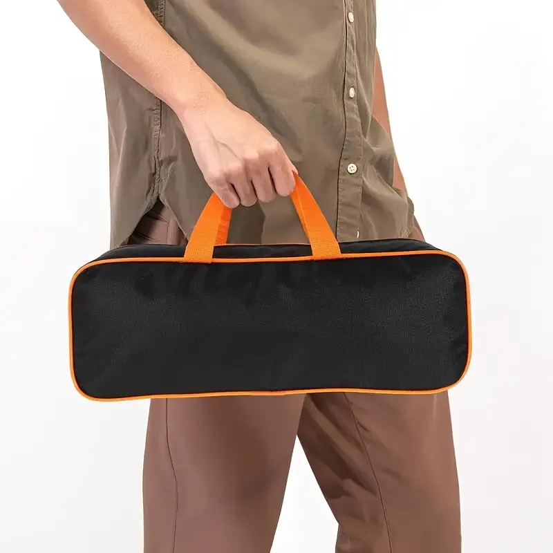Heavy Duty Tool Storage Bag, Durable Zippered Tool Tote for Mechanics Contractors DIY, Large Capacity Organizer for Garage Workshop Home, Fits Screwdrivers Pliers Wrenches Power Tools