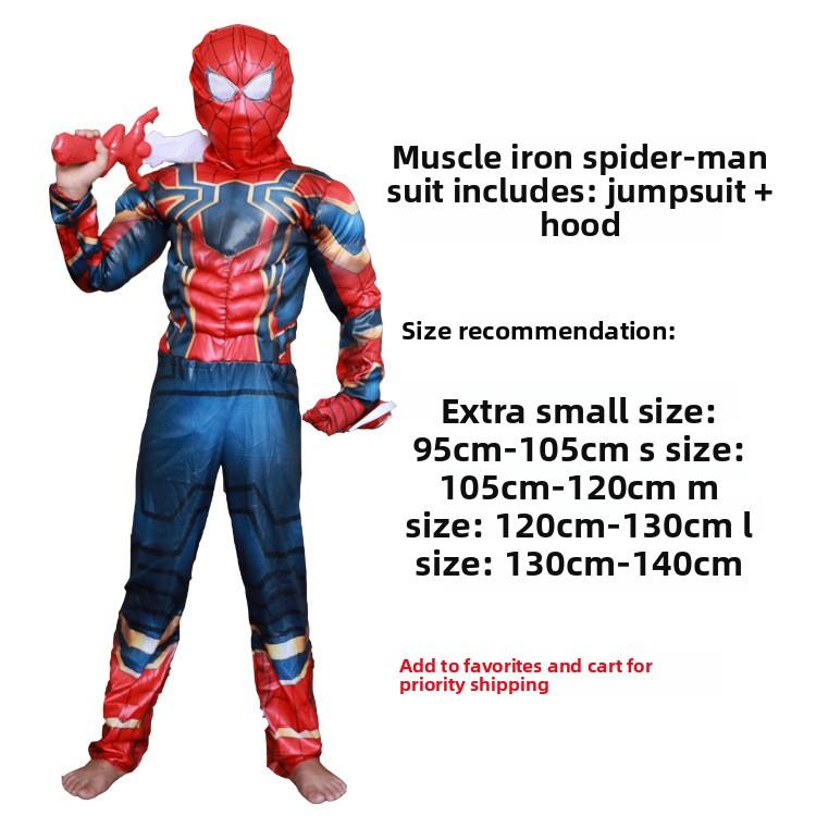 Halloween Kids Cosplay Costumes Thor Spider Man Venom Hulk Captain America