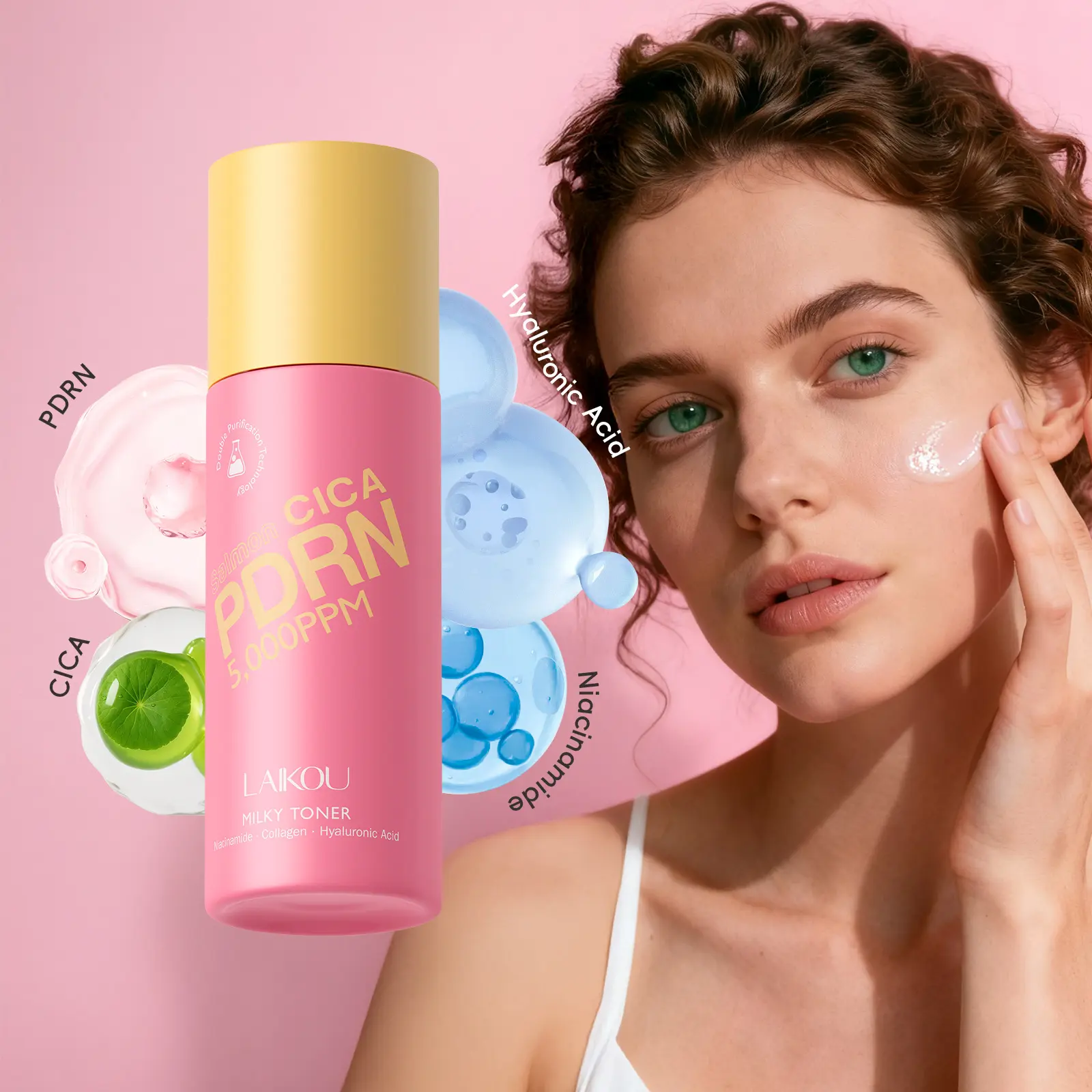Centella Asiatica Tonique Lotion 100ML, Moisturizing Hydrating Serum, Nourishing Skin Care, Ideal for Dry & Dehydrated Skin, Moisturizing Essence Lotion