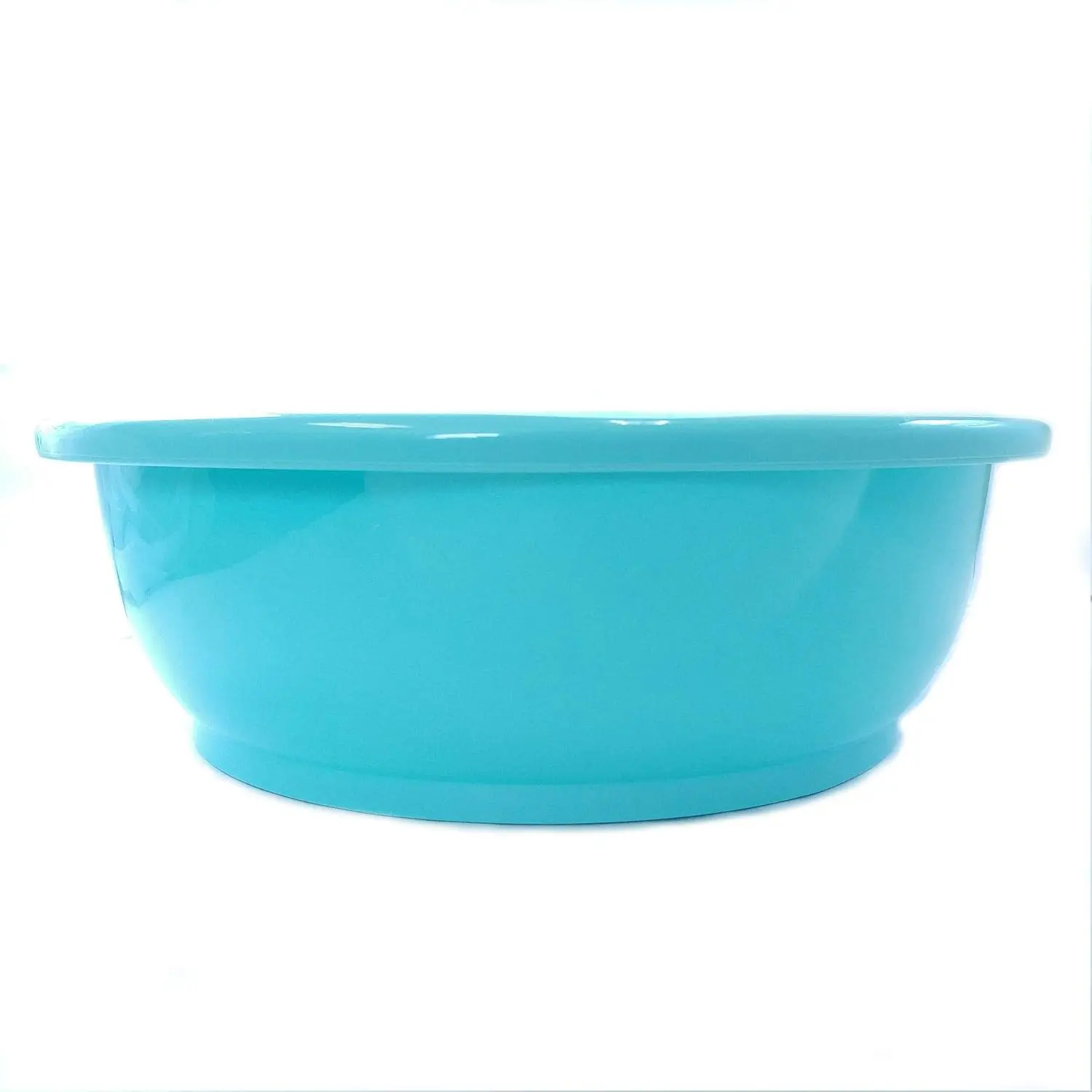 Small Blue Hand Washing Basin with Washboard, for Clothes and Delicate Articles, Portable Laundry Tub
