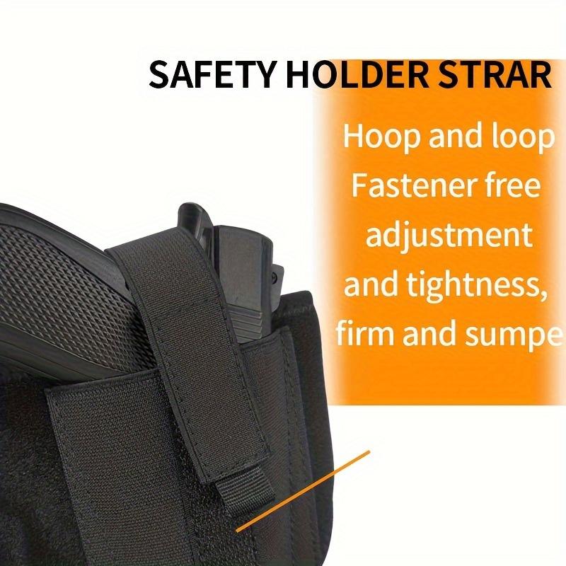 Premium Rubber 3R Holster - Adjustable Underarm Design, Suitable for Subcompact and Compact Handguns (S&W Bodyguard, M&P Shield 9mm, 19/26/42/43, LCP/LC9, Sig P365) - Comfortable Dual-use, Unisex, Concealed Style - Durable Polyester Fabric, Classic Style,