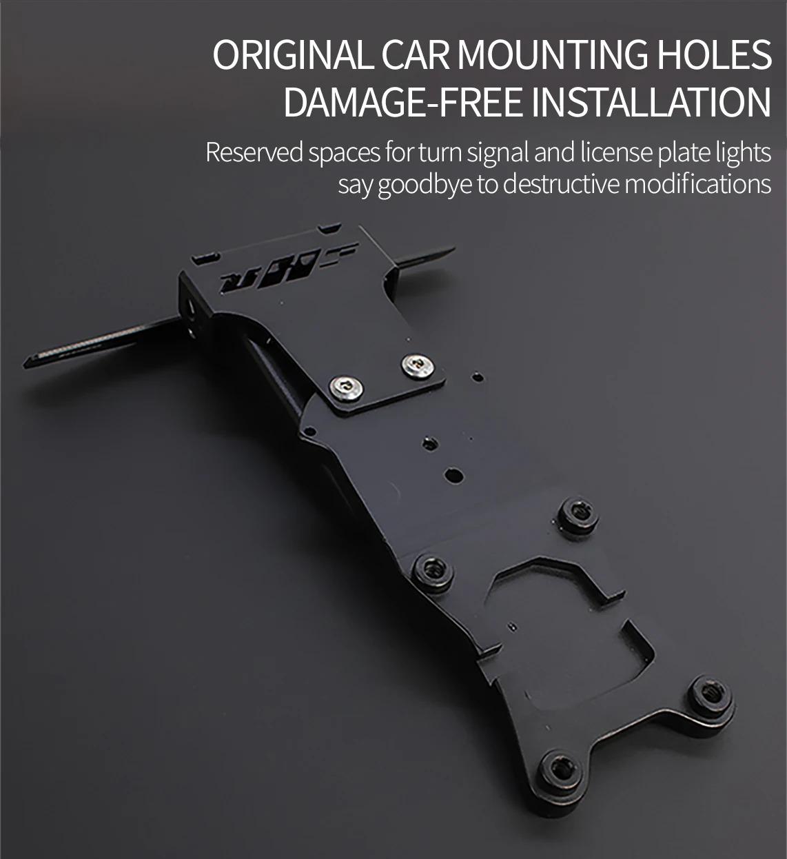 For Surron Ultra Bee Modified License Plate Bracket Modified Tail Light Holder Kit Quick Release Design UB License Plate Bracket