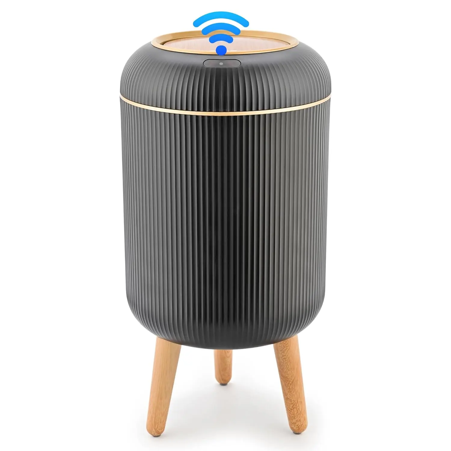 Smart Sensor Trash Can, Waterproof Automatic Plastic Waste Bin, Hygienic Hands-Free Garbage Can for Kitchen, Bathroom, Bedroom, Office & Outdoor