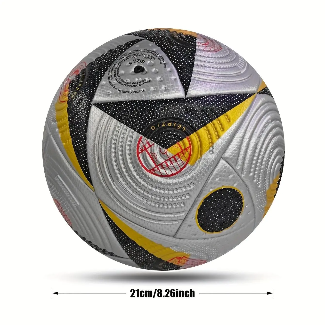 Premium Faux Leather Soccer Ball, Size 5, Size 4 Soccer Ball for Youth Competition Training, Wear-Resistant Waterproof PU Material Hot-Bonded Soccer Gift