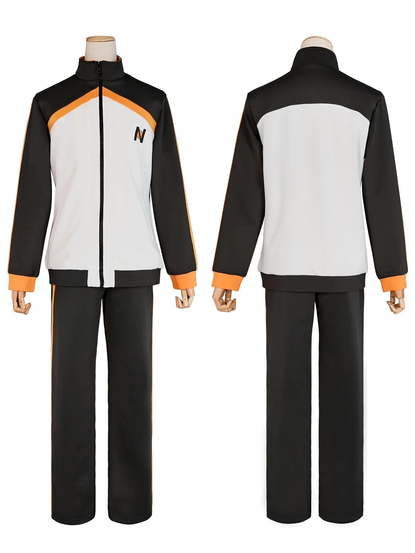 HOLOUN Natsuki Subaru Cosplay Costume Re:Life In A Different World From Zero Anime Embroidery Full Zip Tracksuit Elastic Pants Convention Halloween Daily Outfit