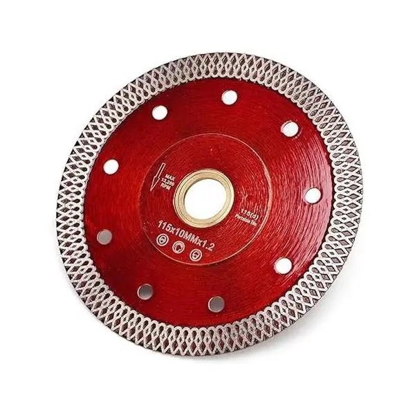 4.5-in Ultra-Thin Diamond Cutting Blade for Ceramic Porcelain Tile - Wide Compatibility Dry Cutting Disc for Tile Cutter, Angle Grinder, Wet Saws, Masonry with Precision, Efficiency, Extended Blade Life