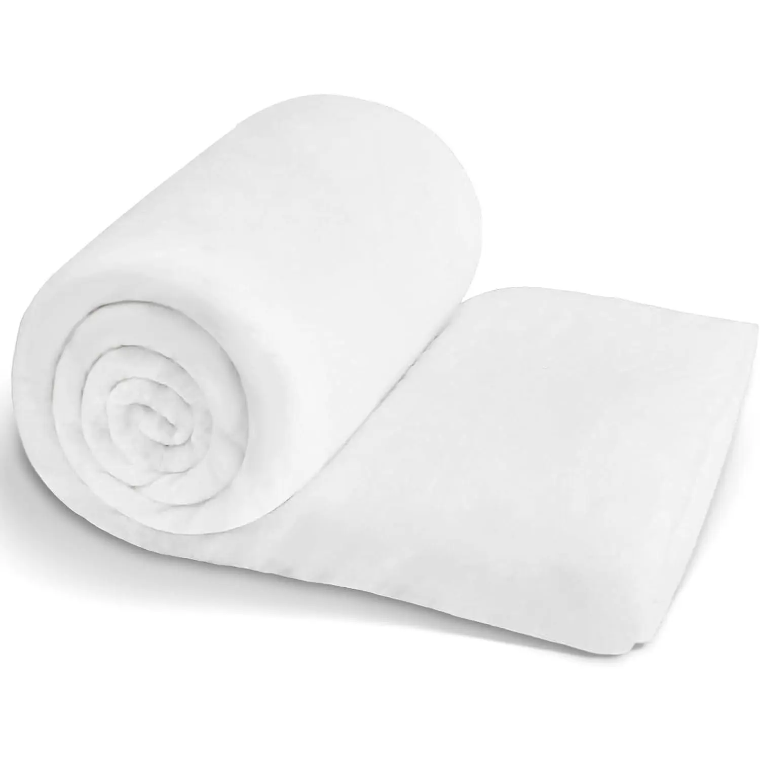 Polyester Upholstery Batting Roll - 200 GSM Medium-Thick, 48in x 59in, DIY Wrap for Cushions, Foam Padding Home Supply Projects