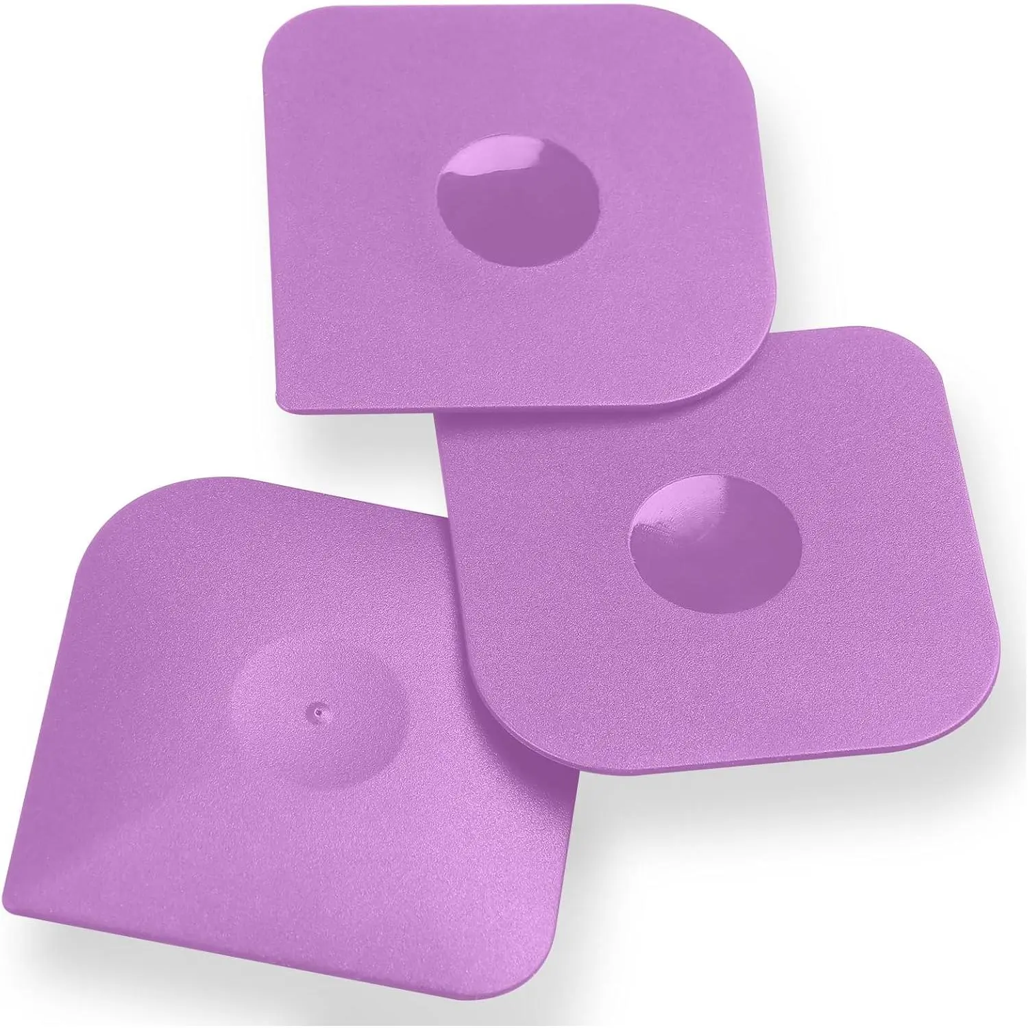 Plastic Pan Dish Pot  Kitchen Scraper Tool Set, 3 count Nylon Plastic Cast Iron Skillet Cleaner  Scrapper, Kitchen Scraper Non-Scratch ()