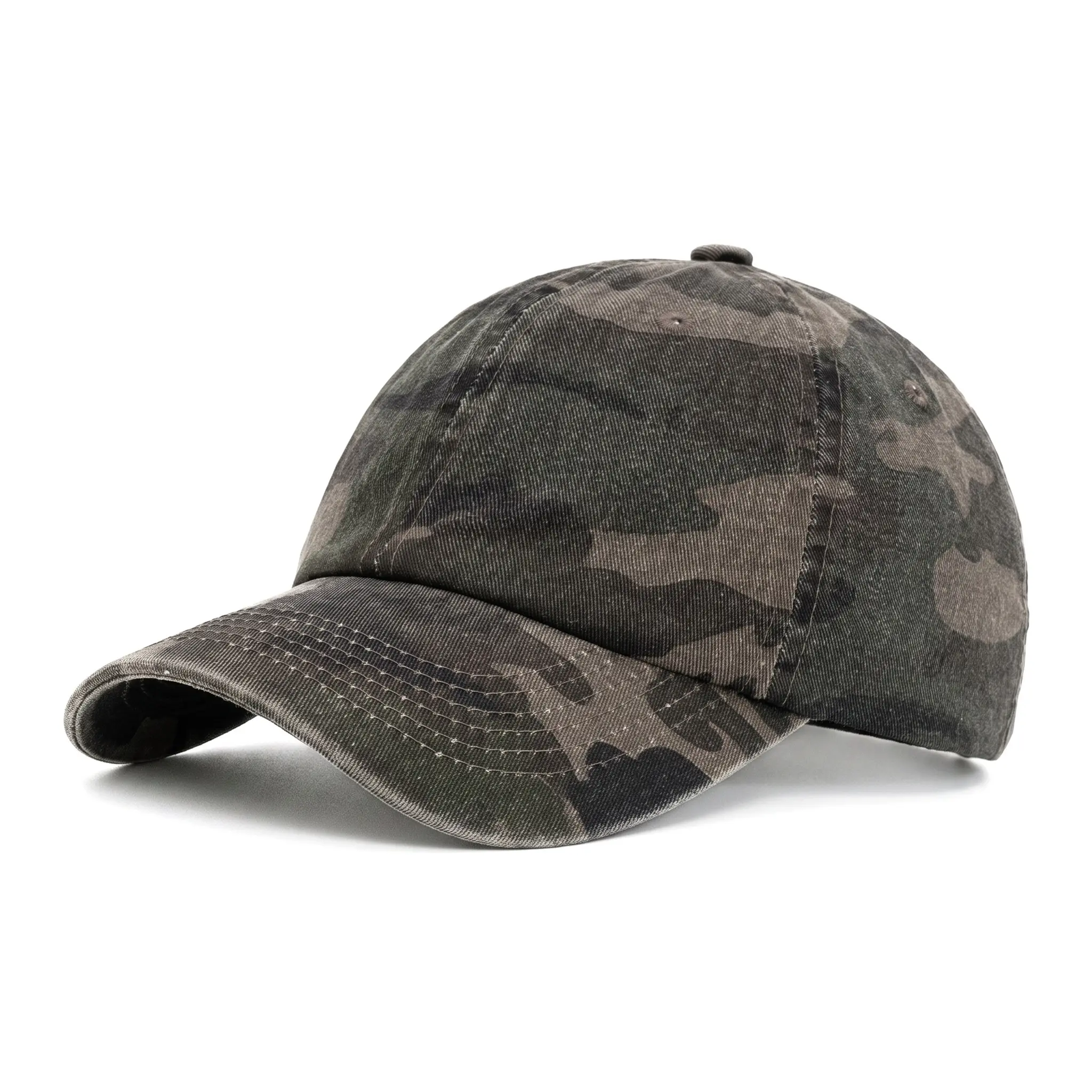 Unisex Vintage Washed Cotton Curved Brim Dad Hat - Pink Camo, Digital Camo, Adjustable, Breathable, Durable, Lightweight, Sun Protection for Beach, Ceremony, Outdoor Use, Outdoor Wear