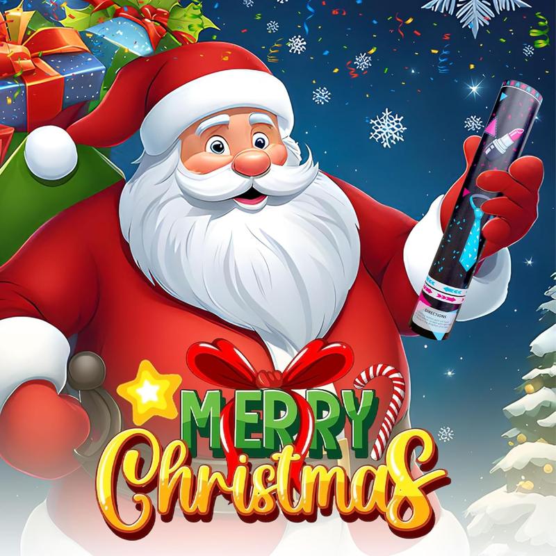 5 count Pink Gender Reveal Confetti Cannon Poppers - Biodegradable  Girl Gender Reveal Poppers Confetti - Pink Confetti Cannon Gender Reveal Confetti Poppers, Pink Confetti Popper for Party