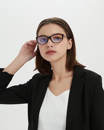 Blue Light Blocking Readers for Women - 2 Pair Ladies Computer Reading Glasses +1.25 Stylish Rectangular Frames Blue Ray Eyeglasses Blue Light Blocking Readers for Women - 2 Pair Ladies Computer Reading Glasses +1.25 Stylish Rectangular Frames Blue Ray Eyeglasses