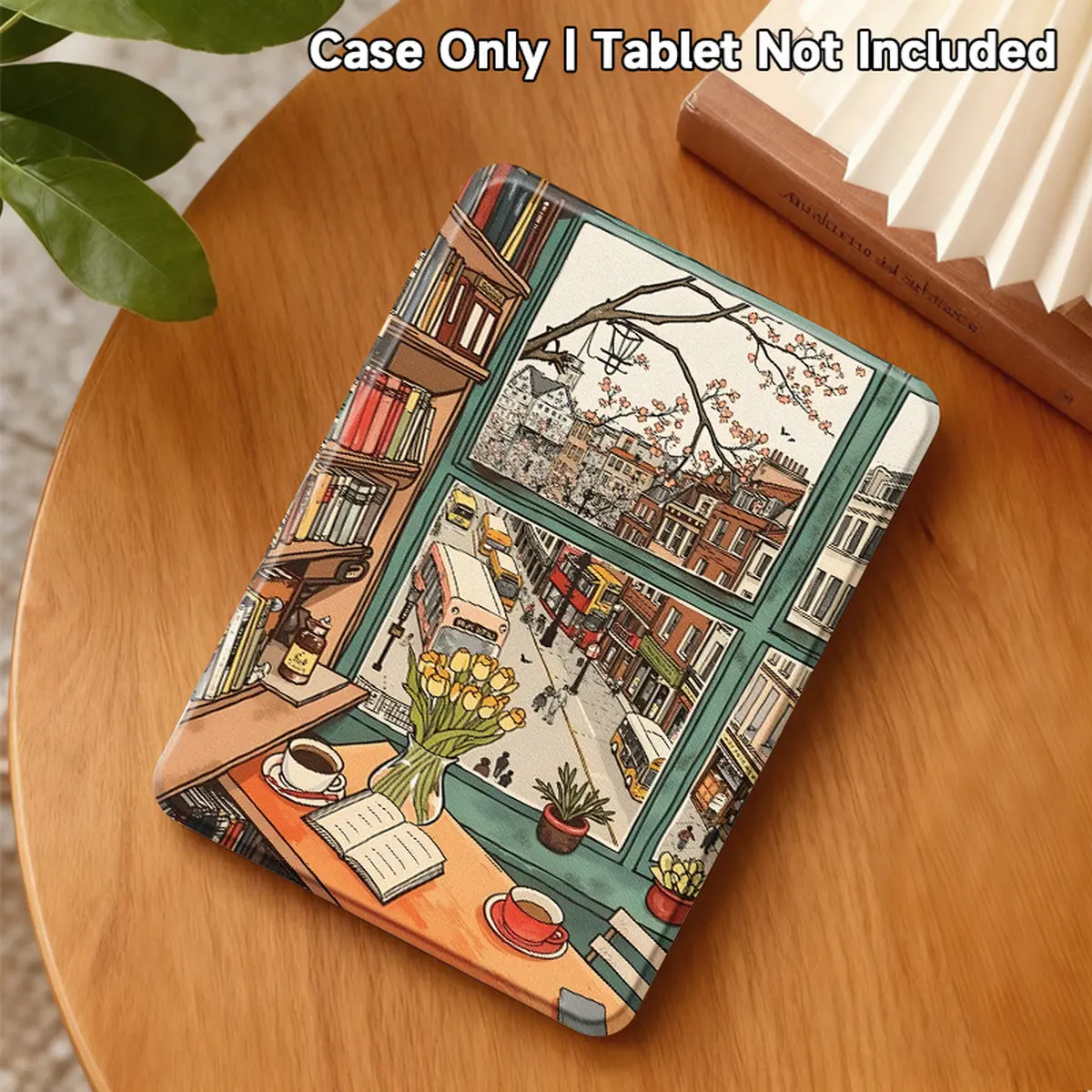 Kindle E-Book Reader Protective Case with Hand Strap, Auto Wake/Sleep, 6-7 in Compatibility, TPU+Leather, Scratch-Resistant, Drop-Proof, Durable Lightweight Cover, Handheld