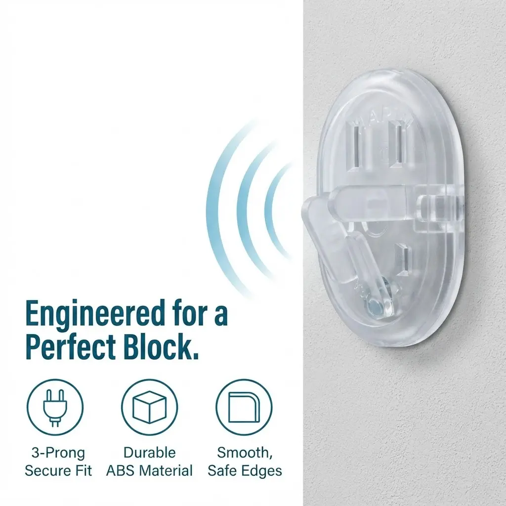 50 Pack Clear Outlet Safety Plug Covers, Durable Secure Baby Proof Outlet Protectors, Easy-Install Transparent Socket Covers for Household Electrical Outlets#BabySafety#HomeSafety