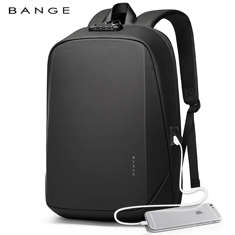 BANGE backpack new backpack men's business computer bag large capacity waterproof backpack Laptop Backpacks