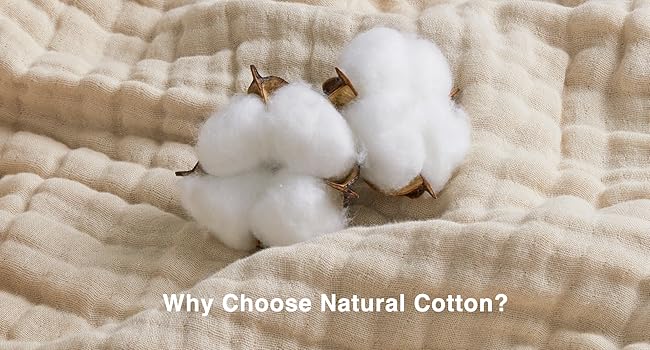 6 Layer 100% Cotton Muslin Blanket, 50"x60" Throw Muslin Blanket for Couch Bed, Lightweight and Breathable Cotton Gauze for Adult, Lavender