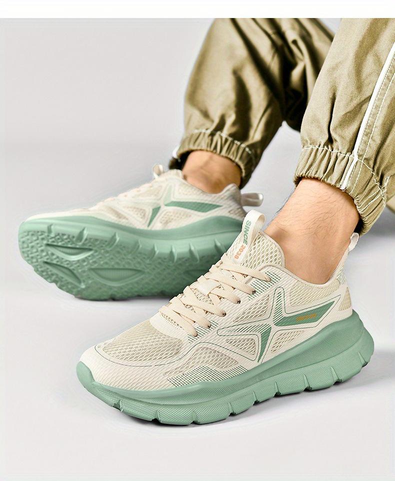 (New)2026 New Unisex Thick-Soled Breathable Running Shoes - Lightweight EVA Cushion,  "Poop Feel" Design, Black & White Colorway for Outdoor Casual Sports & Jogging, Foam Runner Shoes, Active Lifestyle, Sporty Look, Cushioned Sole, Athletic Footwear