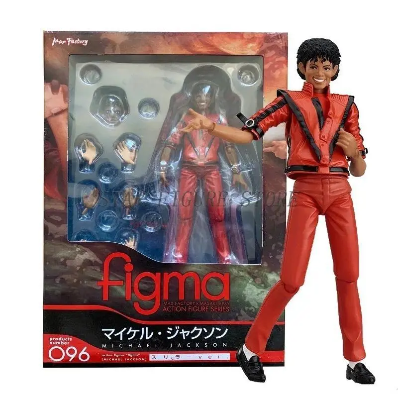 Figma 096 Michael Jackson Action Figure 14cm PVC Collection Decoration Smooth Criminal Movable Figurine Anime Jackson Model Toys