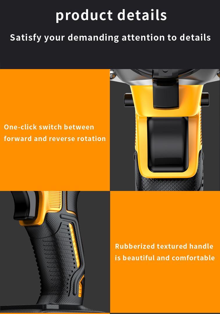 YUNXI 21V 350N Cordless Impact Wrench Wireless Drill Kit, Brushless Electric Impact Gun Drill, Impact Wrench Drill, Toolbox, Charger, Socket And Complete Accessories. Suitable For Men'S Gifts In Cars And Homes | Father'S Day Gifts Set with Work Light