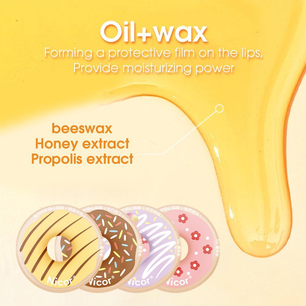 Donut Shaped Moisturizing Lip Mask,  Hydrating Nourishing Lip Care Lip Gel, Lip Moisturizer Patches, Lip Care Product