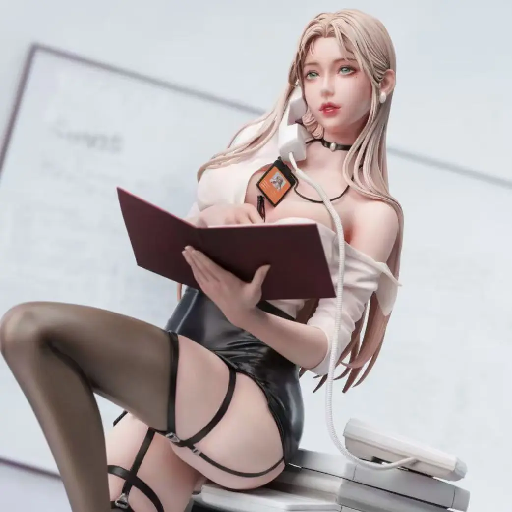 Anime Private Secretary Second Wave, Cute Girl Shelfie Box Collectible Figure, Gift for Anime Fans, Secondary Dimension Decorative Item, Cute Figurines