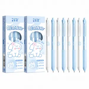 scented cute gel pens 2 pack total 8pcs cute dog rose coffee design for students and schools
