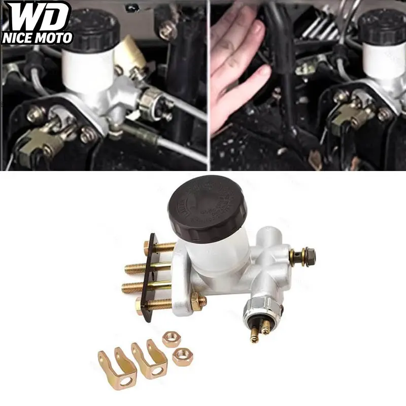 Wd Nice Moto Atv Quad Utv Dune Go Kart Buggy, Rear Hydraulic Brake Pump, Master Cylinder, Parking Disc Brake Pump, One Drag Three Foot