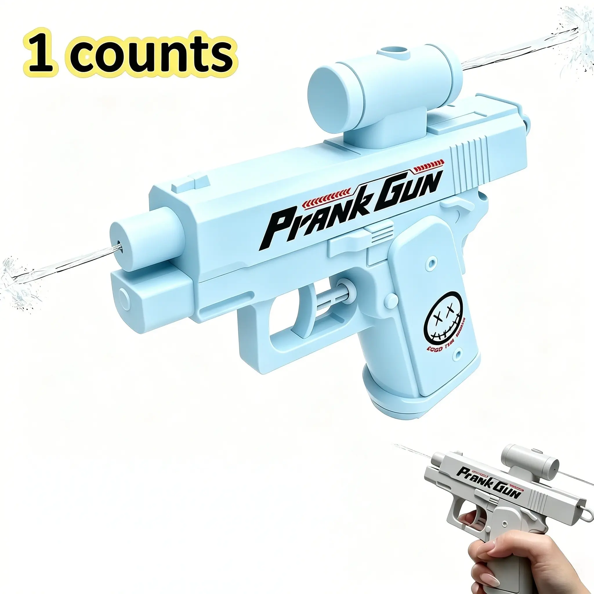 Prank Gun Toy, Creative Dual-Sided Water Gun, Waterguns, Perfect for April Fools' Day and Easter Pranks, Fun Party Accessory, Ideal Gift Idea