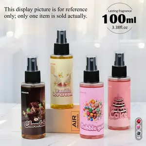 100ml/3.38oz Portable Fragrance Spray, Home/Car/Clothing/Bathroom Air Freshener, Rich Aroma, Pleasant Scent, Keeps Indoor Air Fresh, Creates a Festive Romantic Atmosphere, Travel-Friendly, Suitable for Home, Office, Hotel, Apartment, Car, Weddings